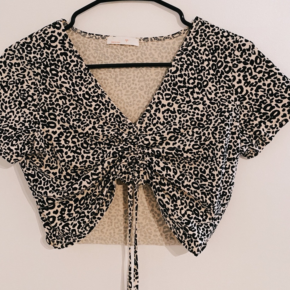 Leopard Crop Top